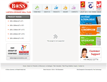 Tablet Screenshot of bossceramics.com